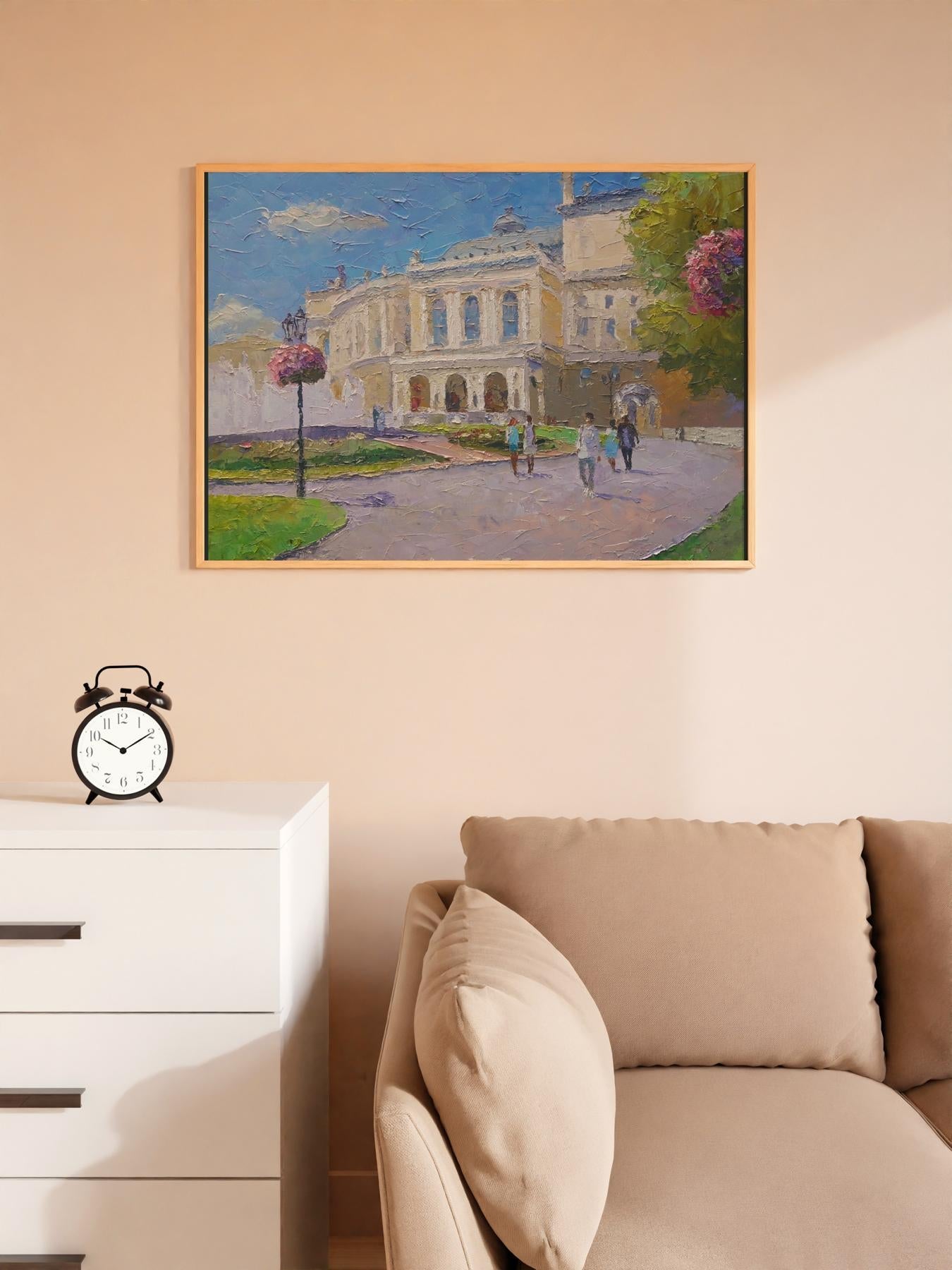 Oil painting Odessa Opera and Ballet Theater Serdyuk Boris Petrovich