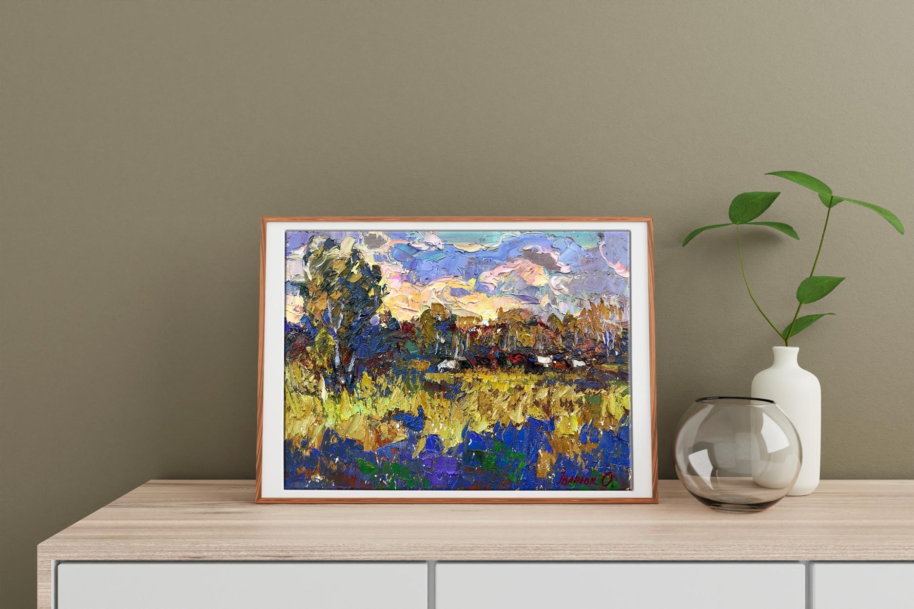 Village landscape Art 