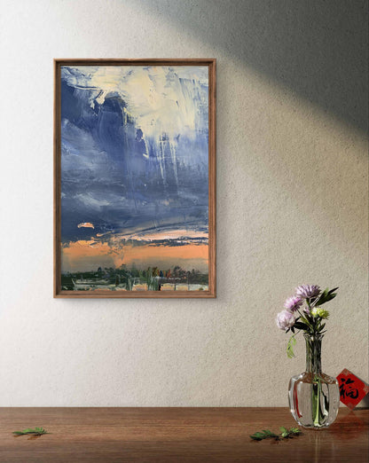 Oil painting After the rain Unknown artist
