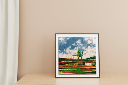 Oil painting Somewhere in the field Zadorozhnya V. V.