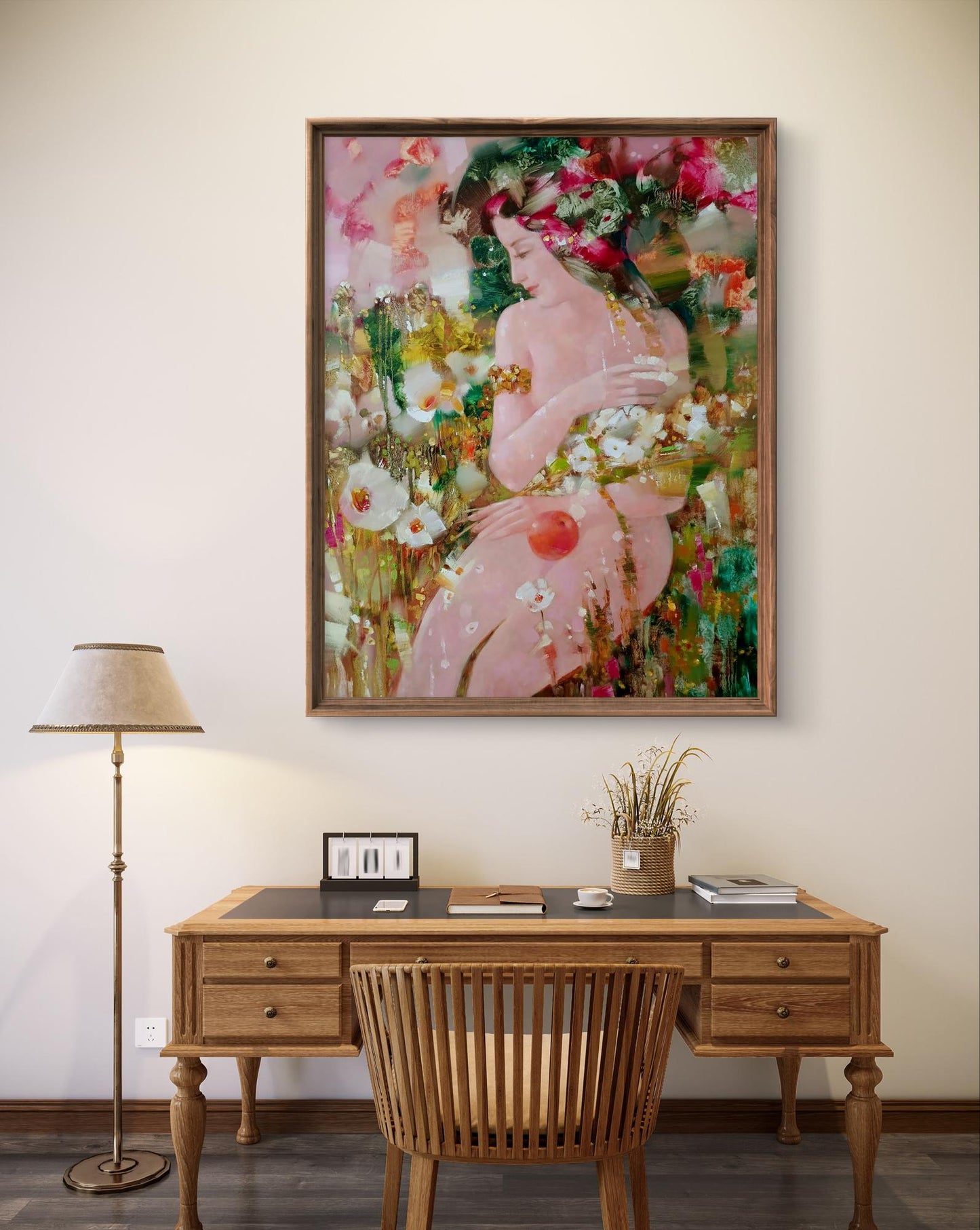 Abstract oil painting Eve Anatoly Tarabanov