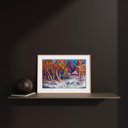 Village landscape Art 