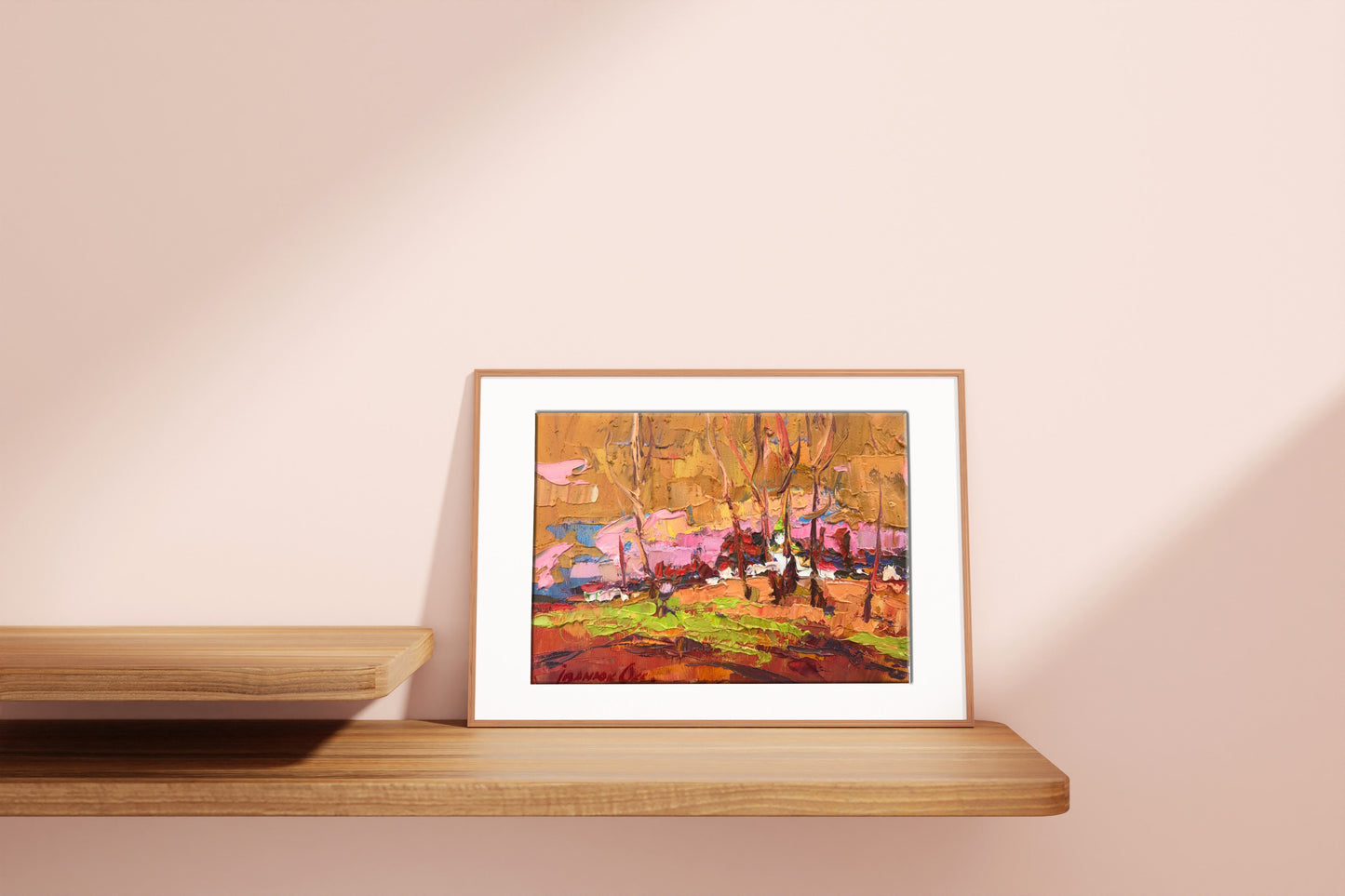 Oil painting evening 