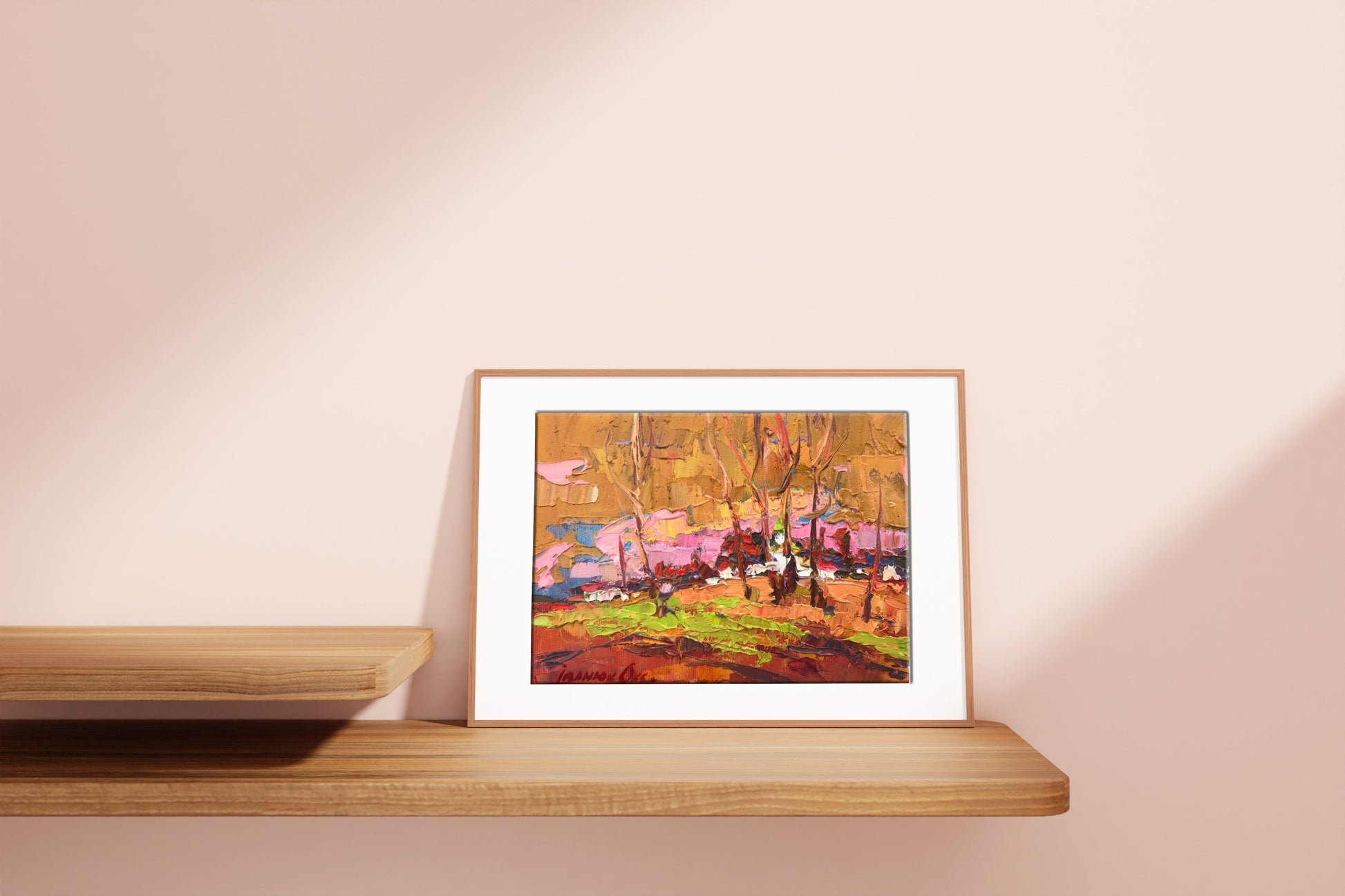 Oil painting evening 