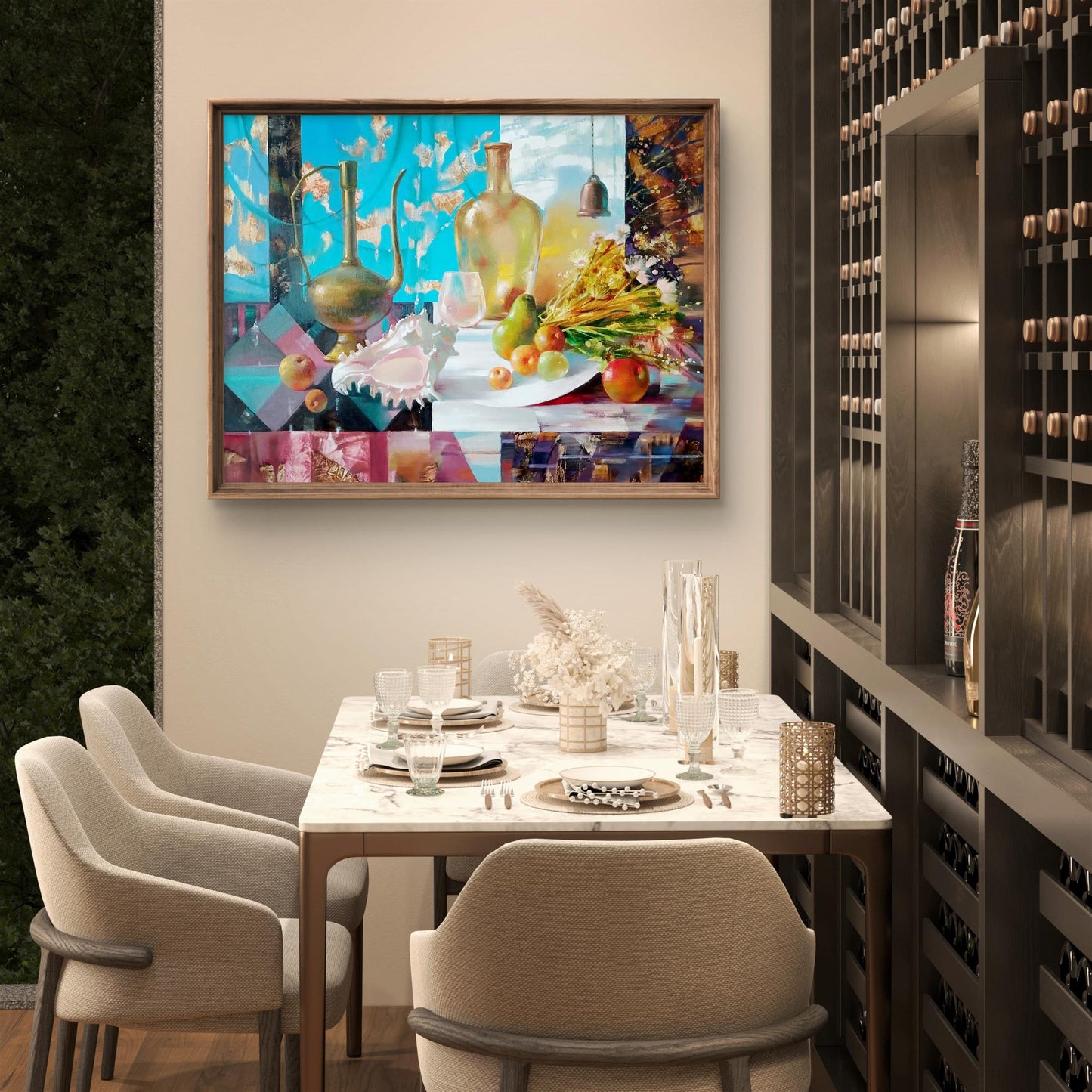 Abstract oil painting Bright morning Anatoly Tarabanov