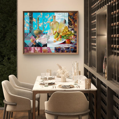 Abstract oil painting Bright morning Anatoly Tarabanov