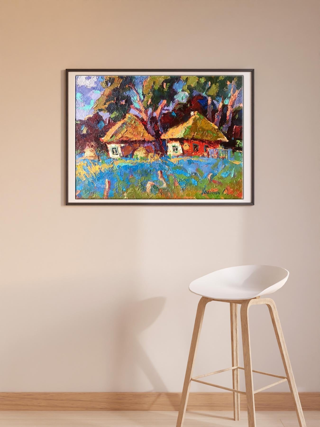 Village landscape Art 