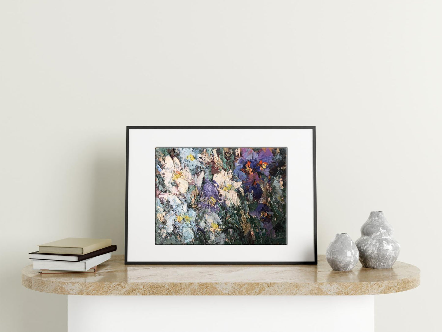 Oil painting Summer flowers