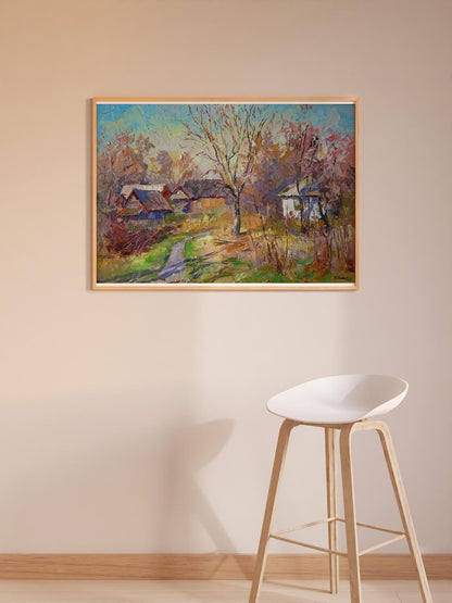 Oil painting The last rays Serdyuk Boris Petrovich