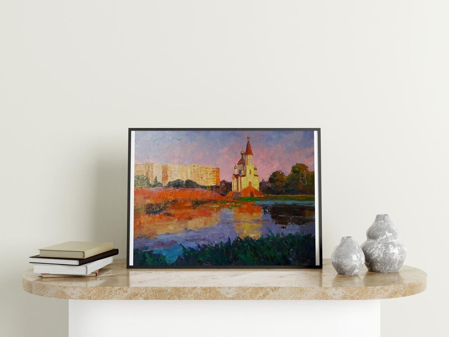 Oil painting In the evening Serdyuk Boris Petrovich