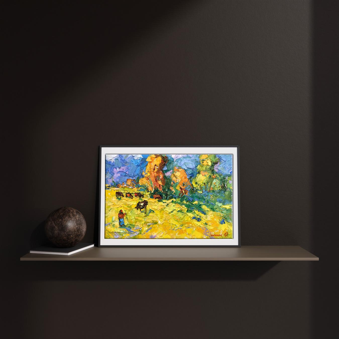 Village landscape Art 