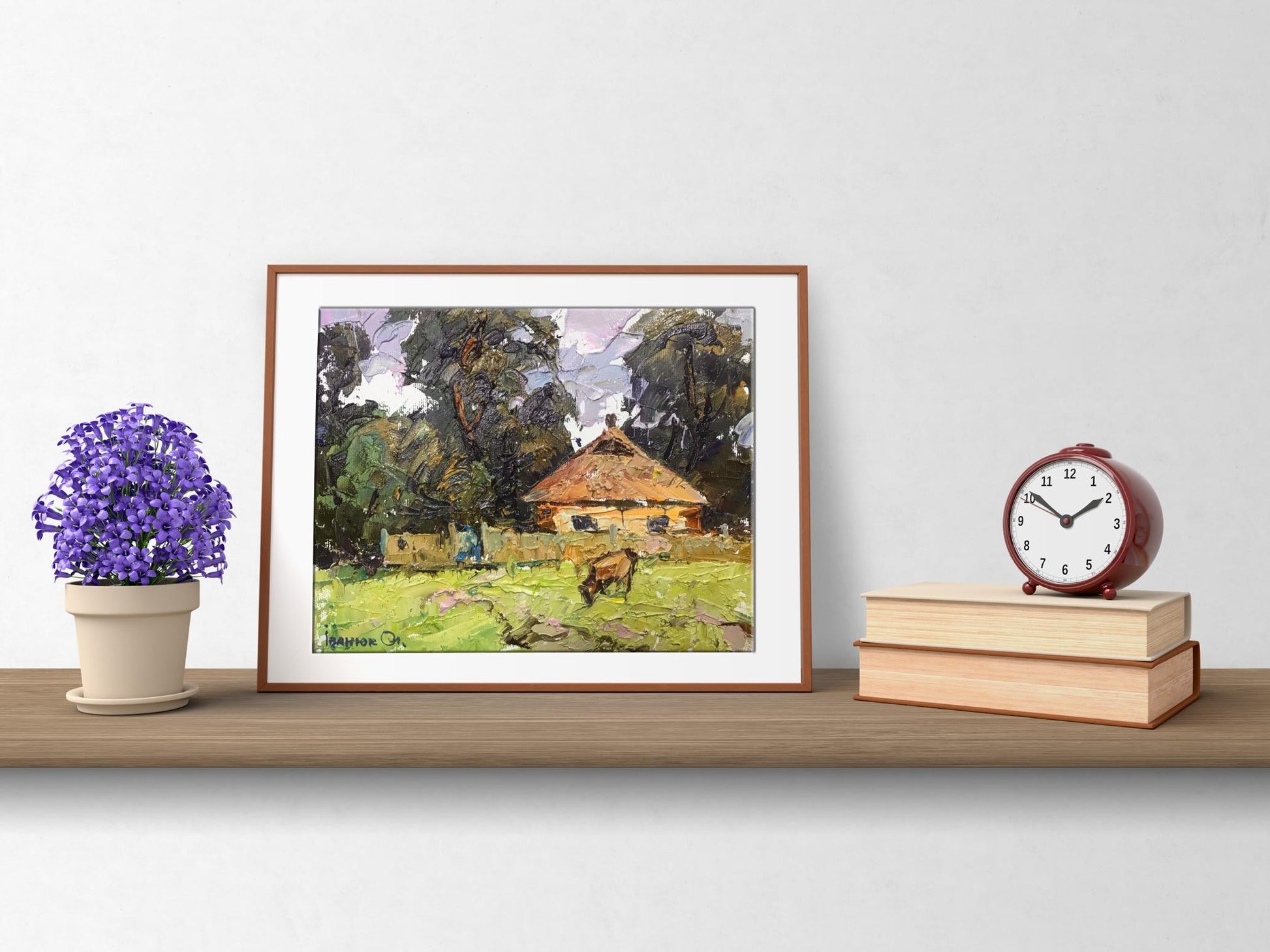 Village landscape Art 