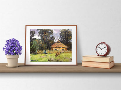 Village landscape Art 