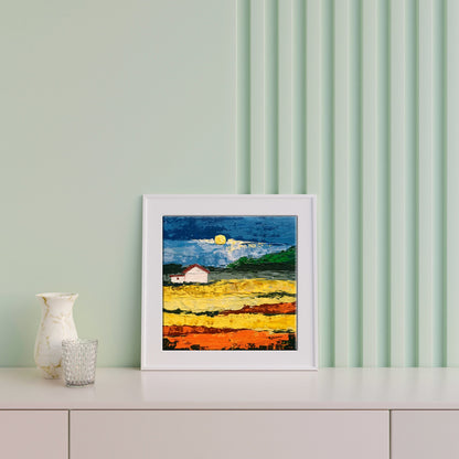 Oil painting House by the coast Zadorozhnya V. V.