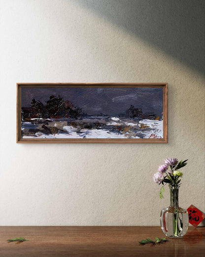 Oil painting Winter silence Oleksiyander Cherednichenko