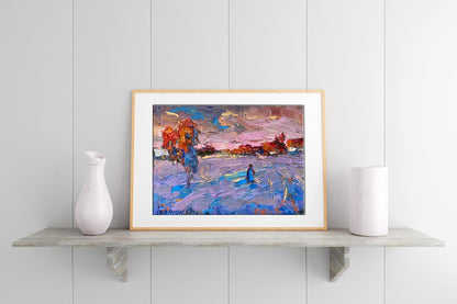 Winter Rural landscape 