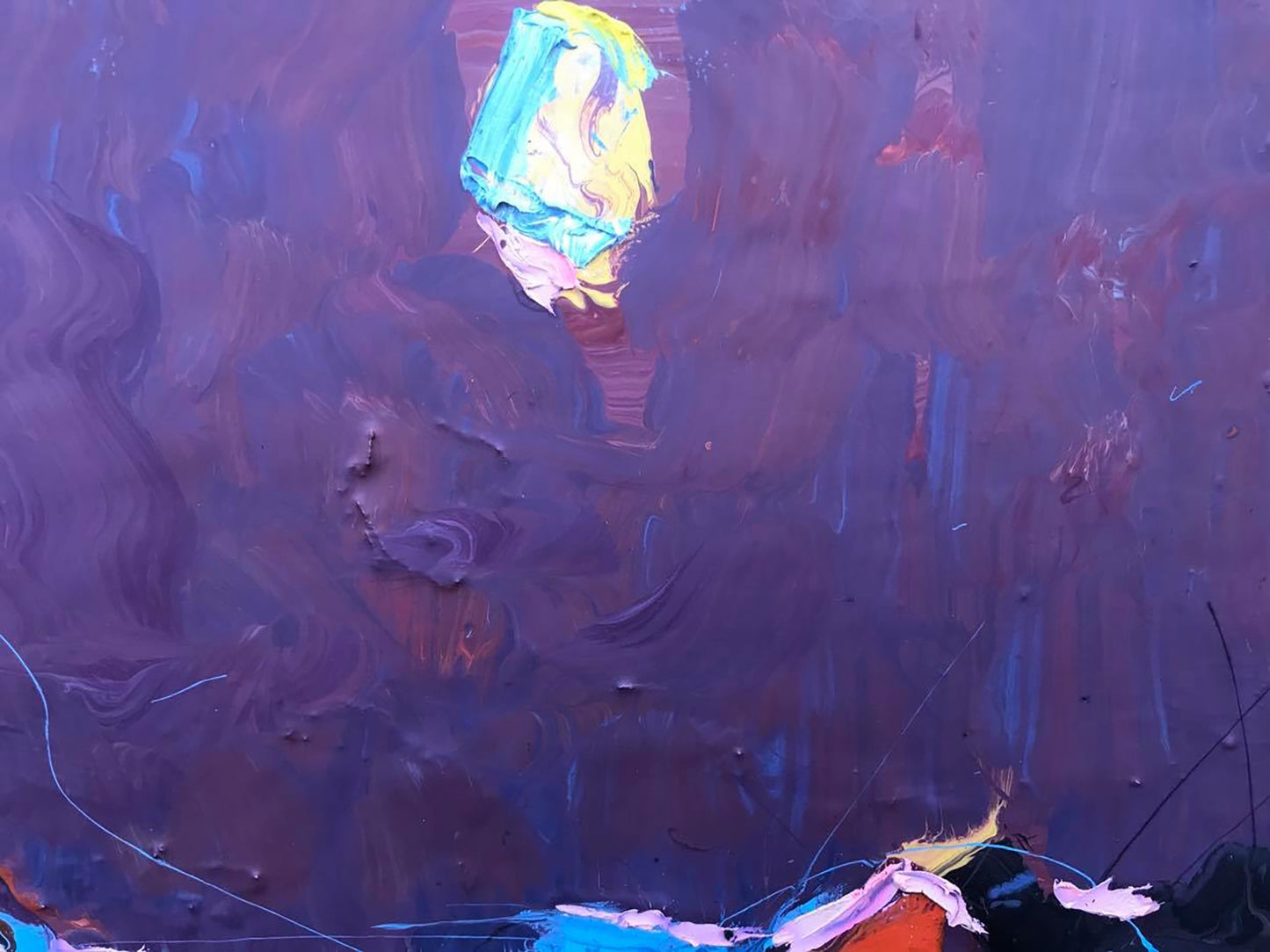 Oil Painting Nature Landscape Village landscape Art Autumn 