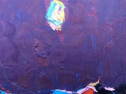 Oil Painting Nature Landscape Village landscape Art Autumn 