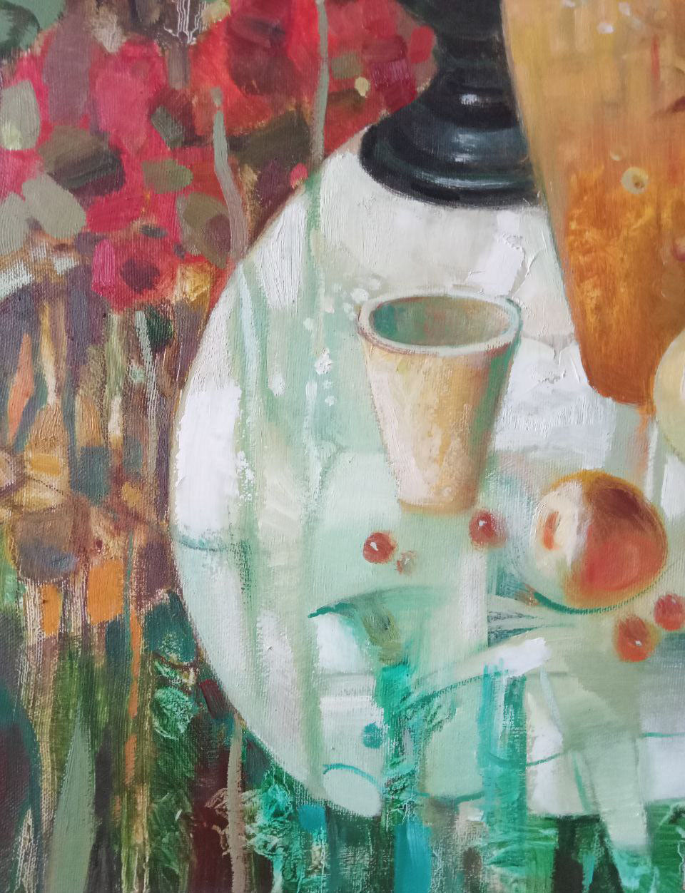 Oil painting Autumn still life Anatoly Borisovich Tarabanov