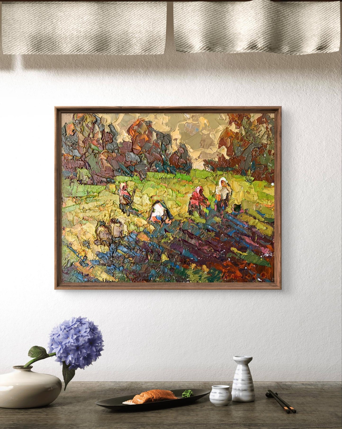 5 Oil painting Village days Oleksiy Ivanyuk