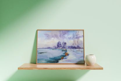 Bay in winter