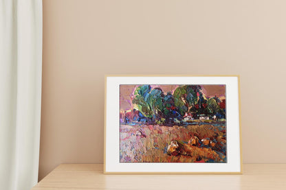 Oil painting Autumn Day 