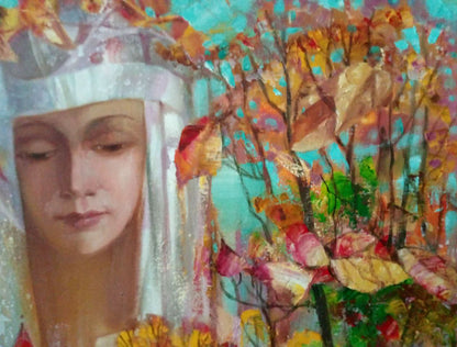 Abstract oil painting 