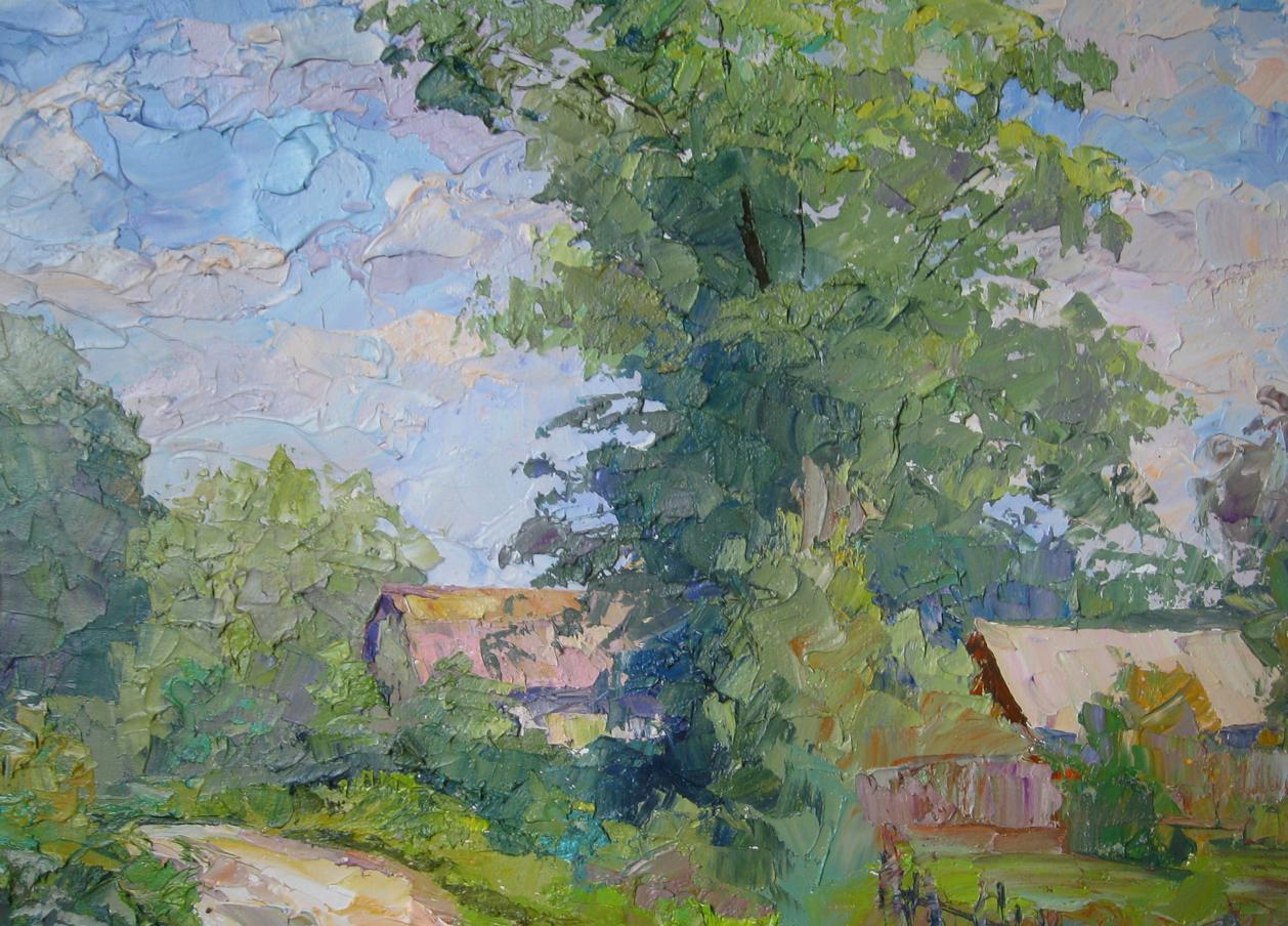 Oil painting Freshness. After the rain Serdyuk Boris Petrovich
