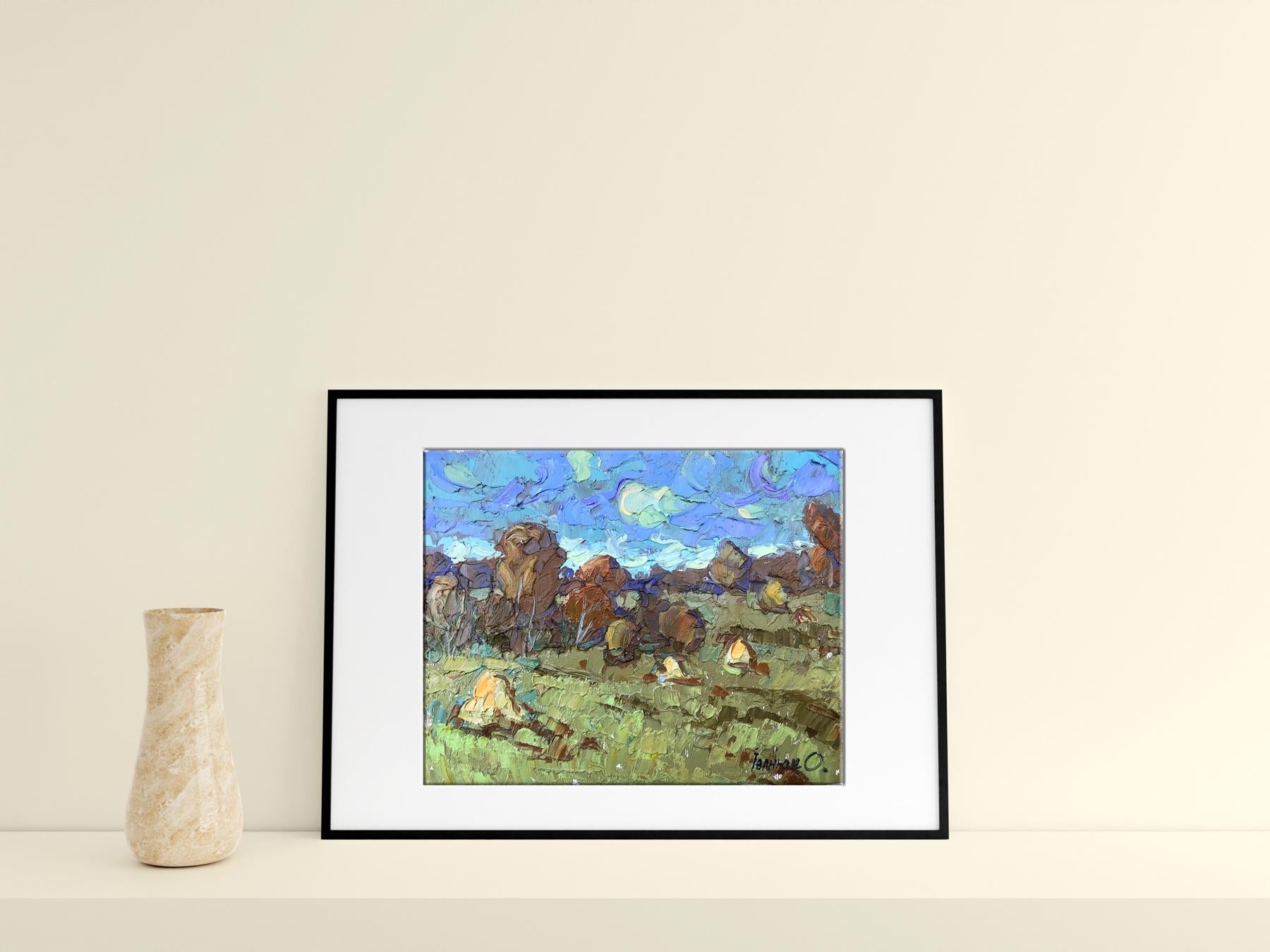 Village landscape Art 