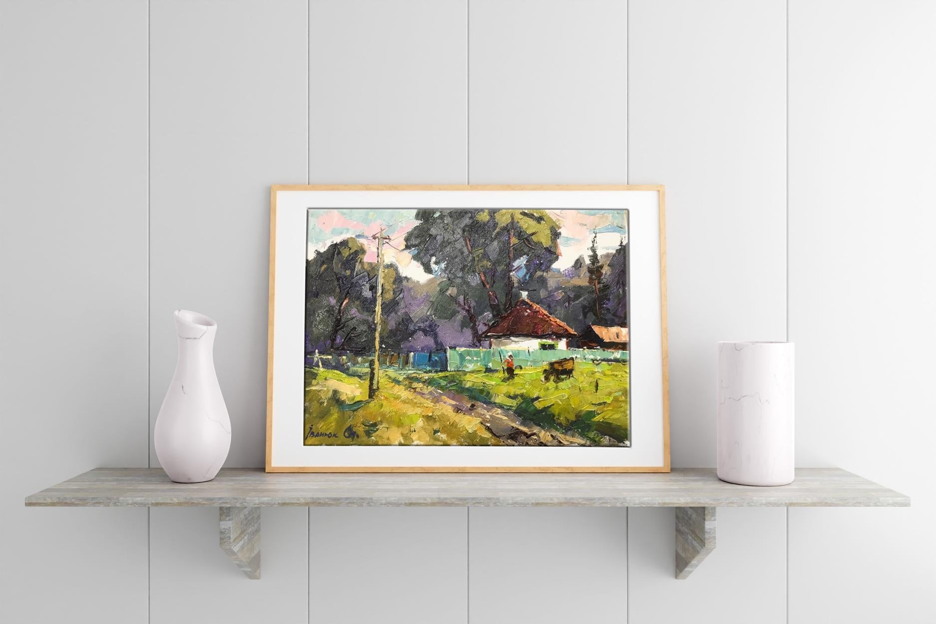 Village landscape Art 