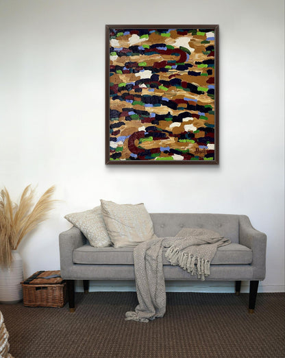 Oil painting abstraction Oleksiy Dakhnenko