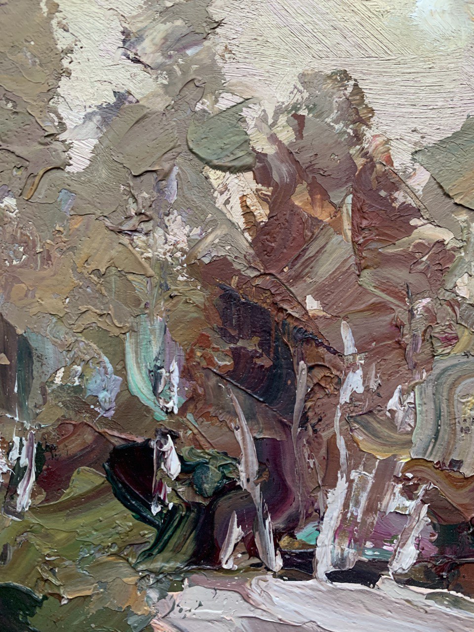 Oil painting Autumn Nature Landscape 