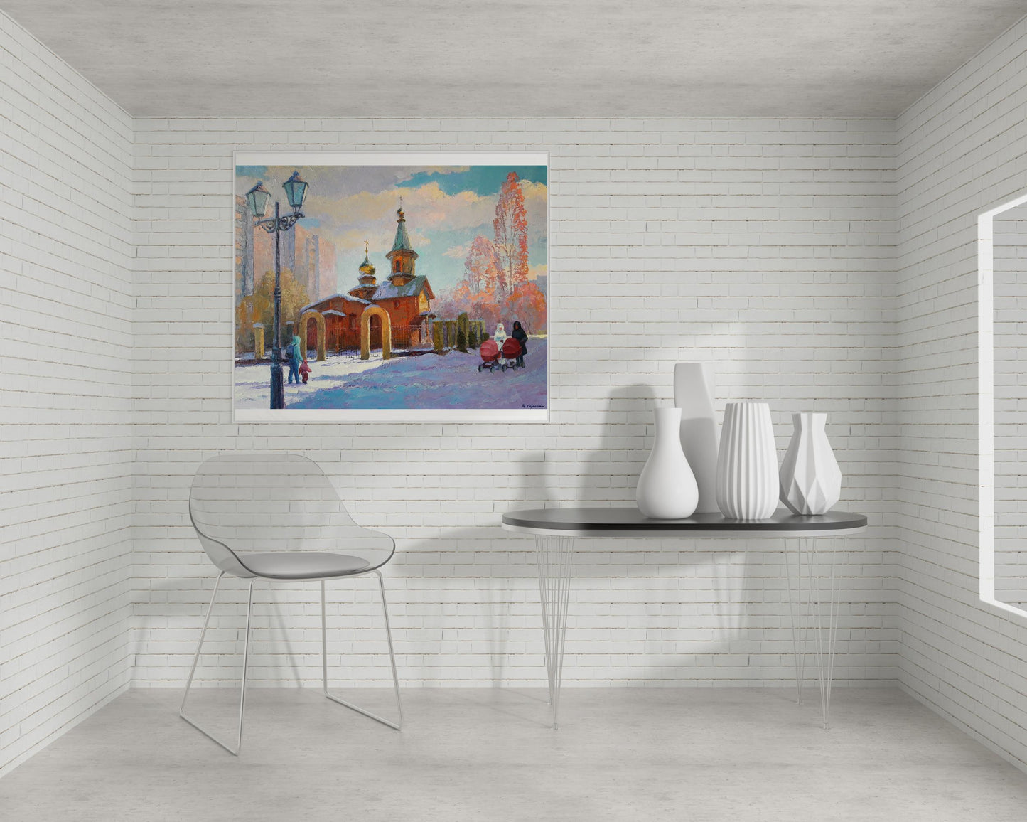 Oil painting Winter day Serdyuk Boris Petrovich №SERB 557