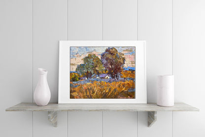 Village landscape Art 