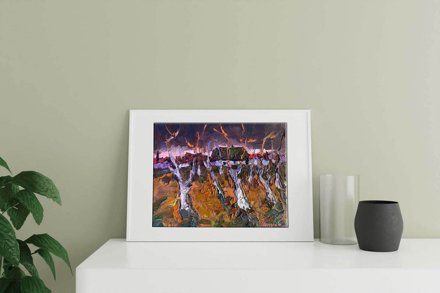 Village landscape Art 