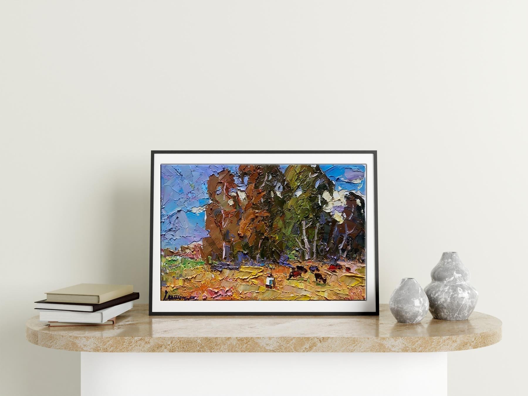 Village landscape Art 