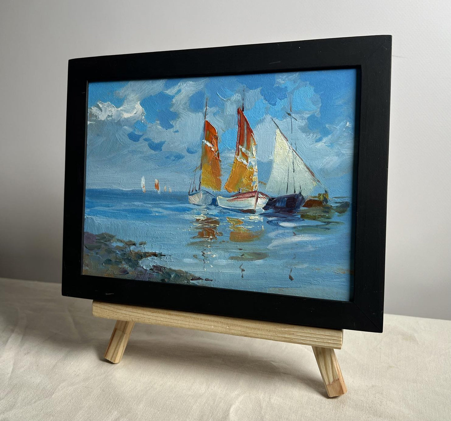 OIl painting On a journey by sea Yuriy Suprunchuk