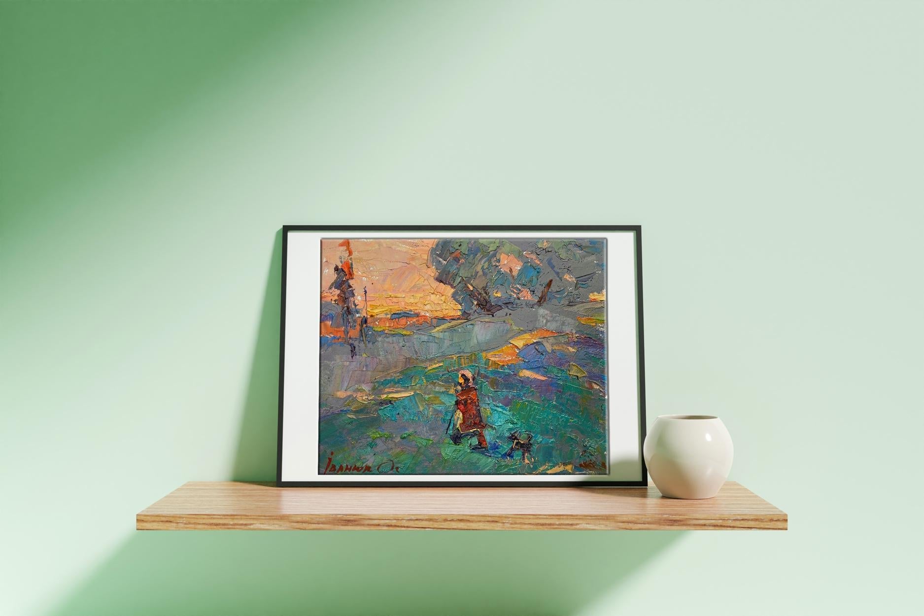 Village landscape Art 