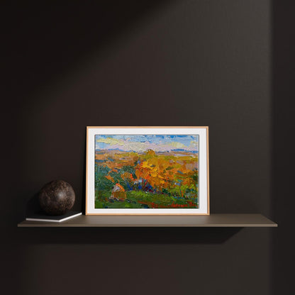 Village landscape Art 