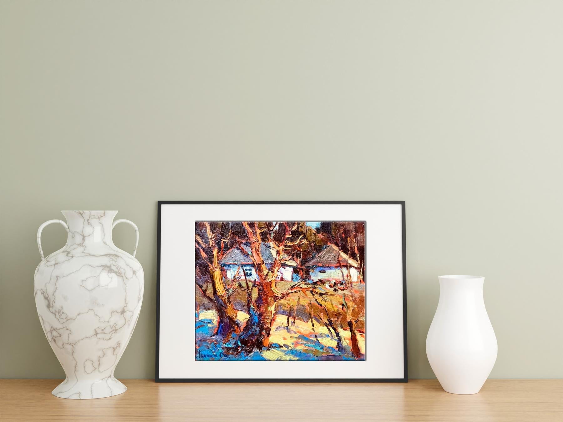 Village landscape Art 