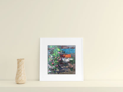 Oil painting Home garden 