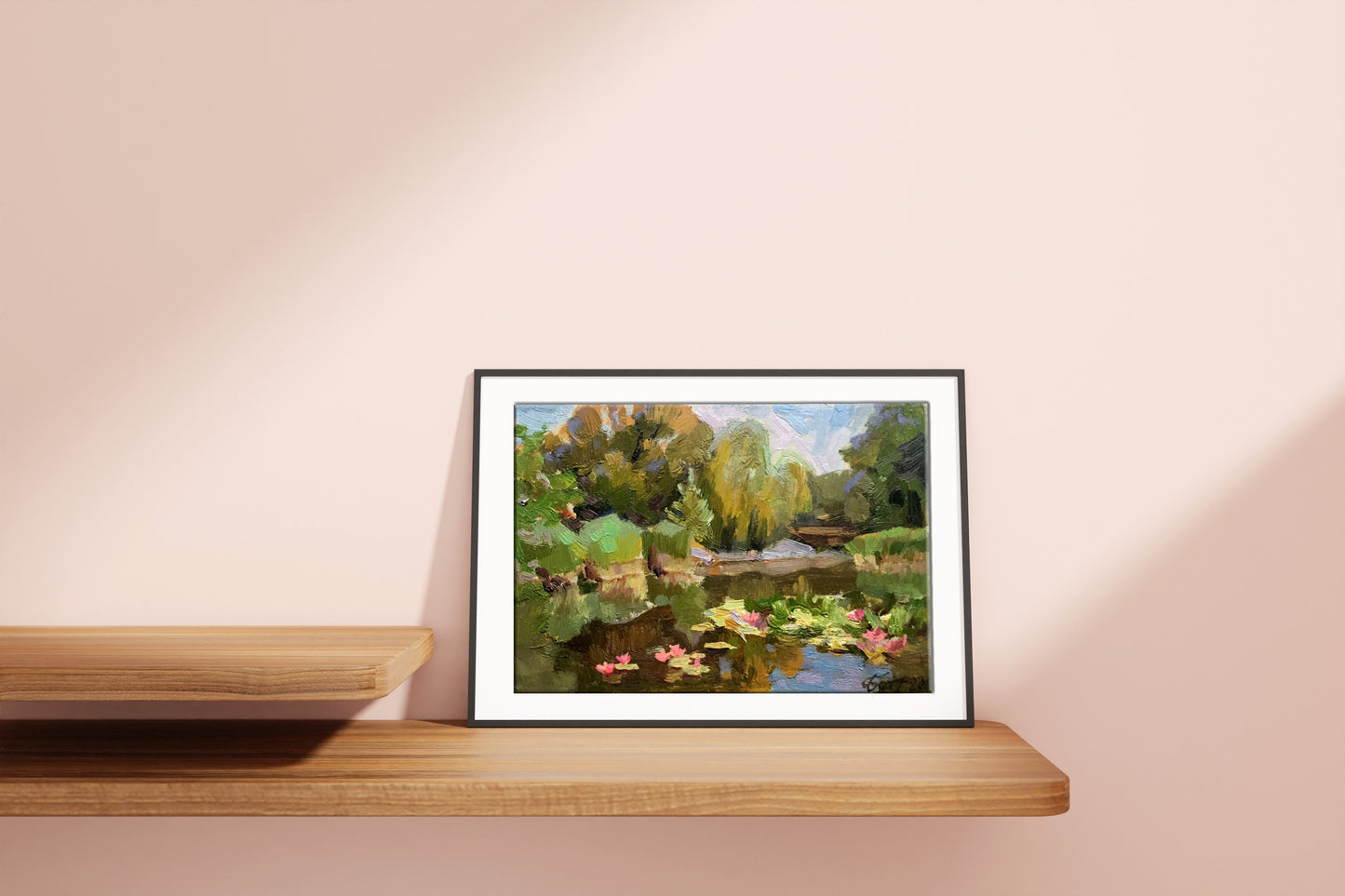 Oil painting Botanical Garden Batrakov Vladimir Grigorievich