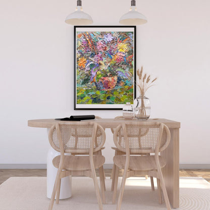 Oil painting Flower rhapsody Serdyuk Boris Petrovich