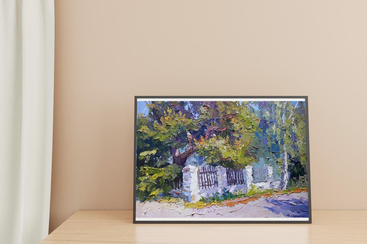 Sunny Day: an oil painting by Boris Petrovich Serdyuk