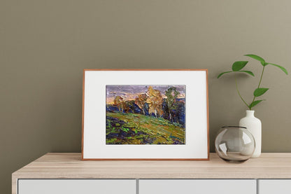 Oil painting Autumn