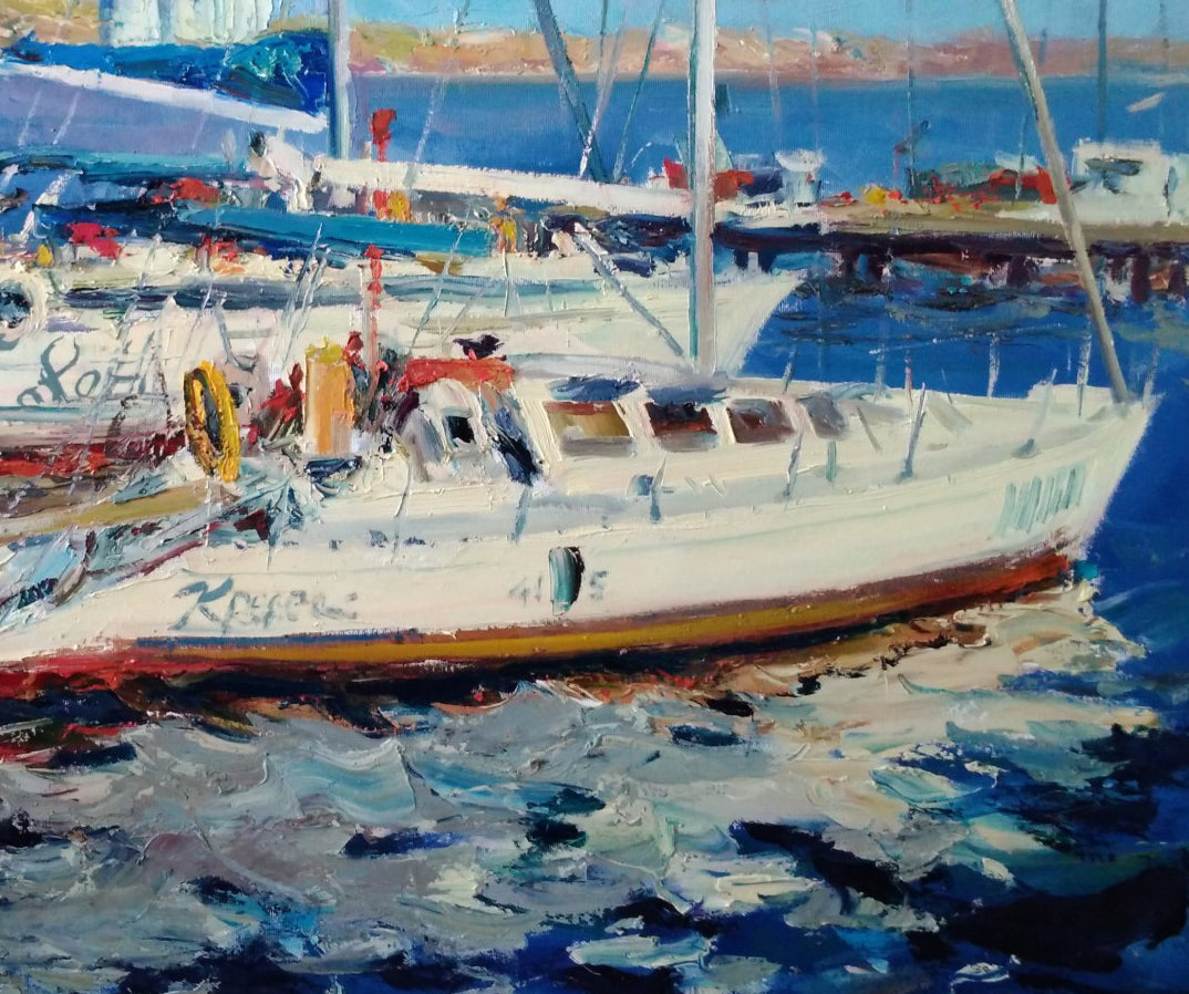 oil painting seascape