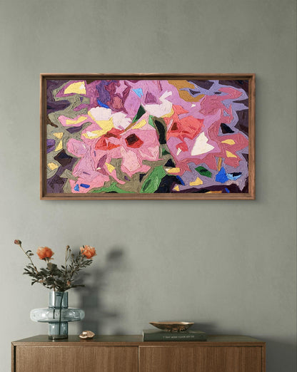 Oil painting Fragments of flowers Oleksandr Gukalov