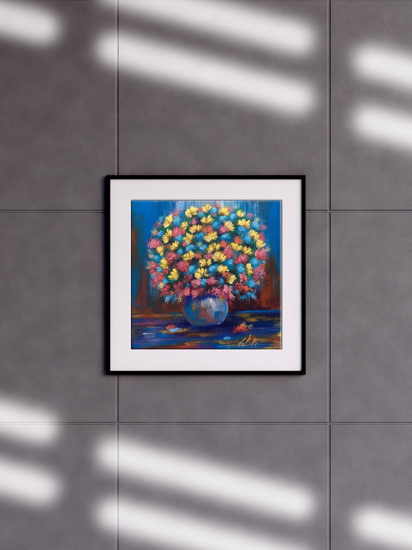 Oil painting Spring bouquet of flowers Zadorozhnya V. V.