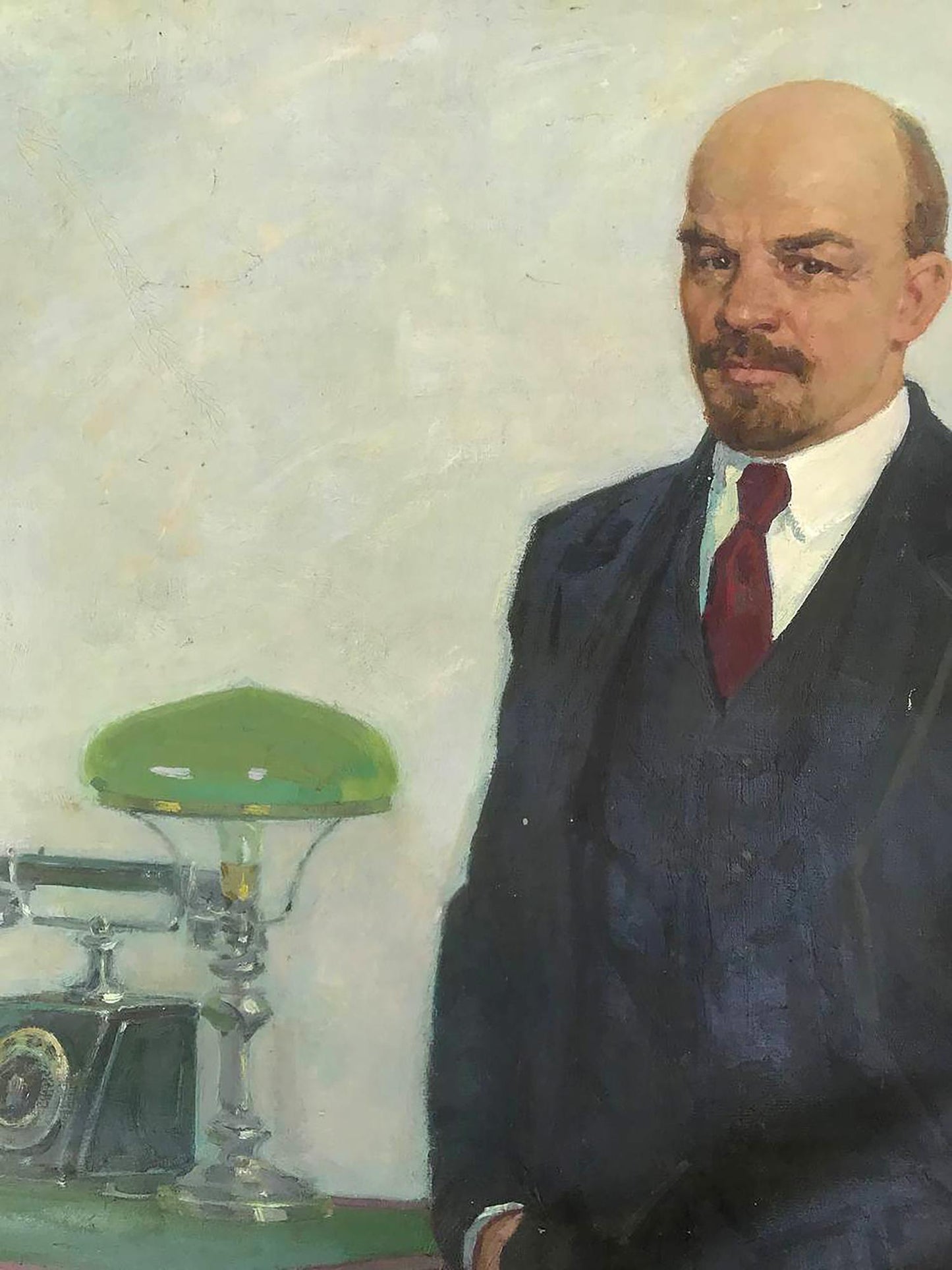 Oil painting Portrait of Lenin Bilan Petr Ilyich