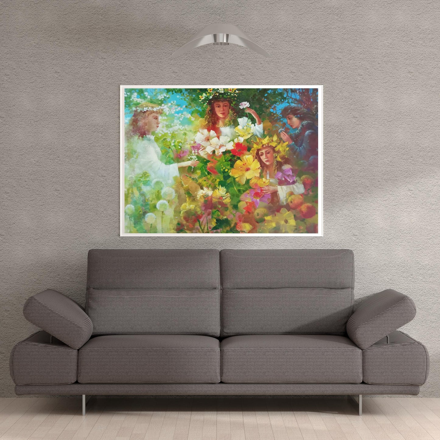 Oil painting Seasons Anatoly Borisovich Tarabanov